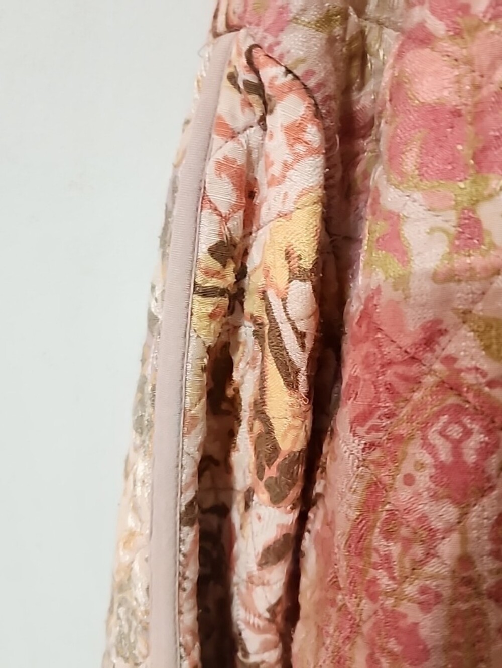 Zara Quilted Floral Paisley Jacket Oversized Boho Chic. Medium - Picture 9 of 9